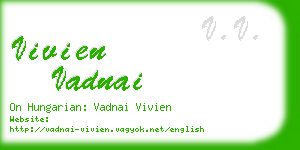 vivien vadnai business card